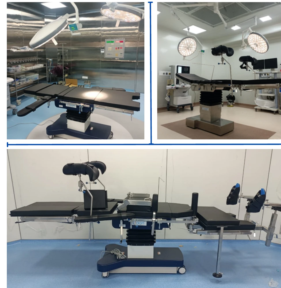 STAAN surgical table and operating room equipment